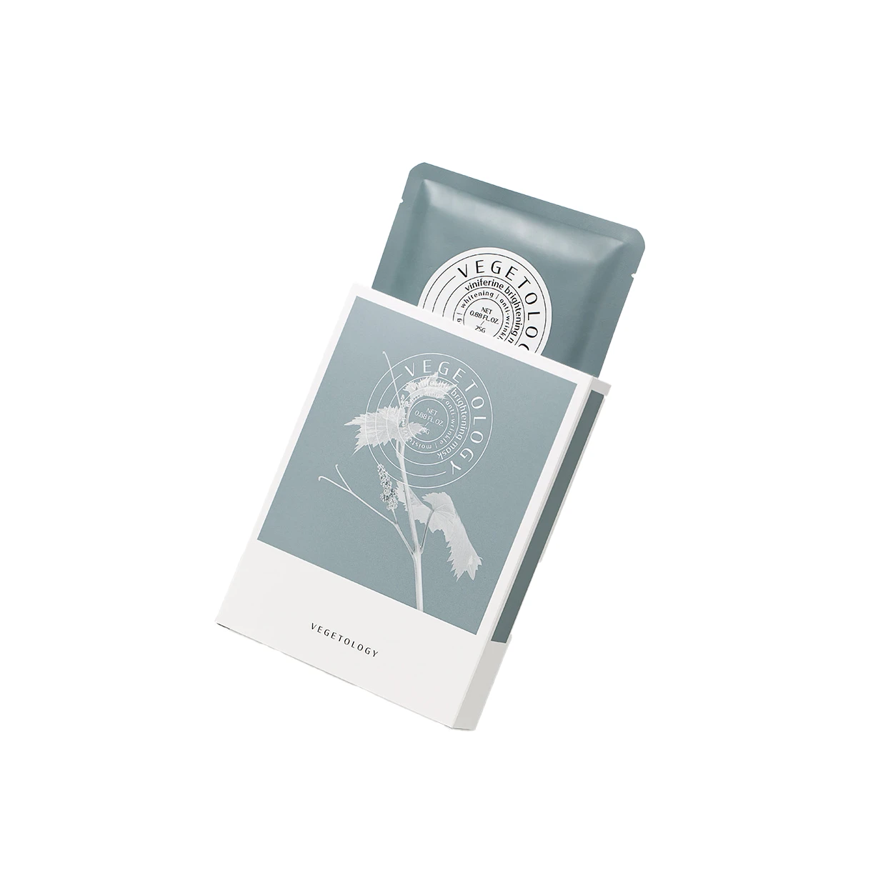 VEGETOLOGY Viniferine Brightening Mask 25 g x 10 sztuk