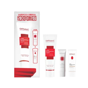 CELL FUSION C Laser Rejuvenation Cream 50 ml + Laser Sunscreen SPF 50+ 20 ml + Skin Blemish Balm 20 ml